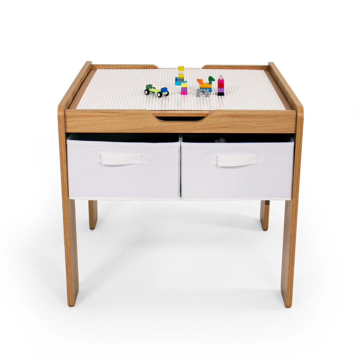 Kids Wood Table with 4 Bins P944