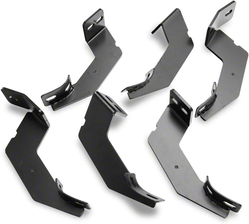 Black 6-Inch Oval Side Step Bars X332