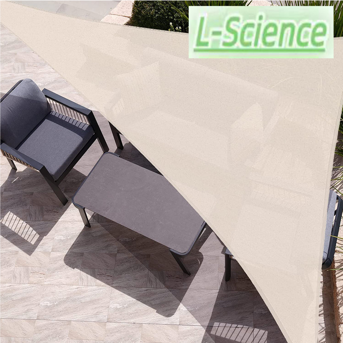 Sun Shade Sail Right Triangle UV Block Patio Canopy H83722