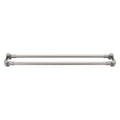 36x22 Straight Double Shower Rod - Brushed Nickel Z61633