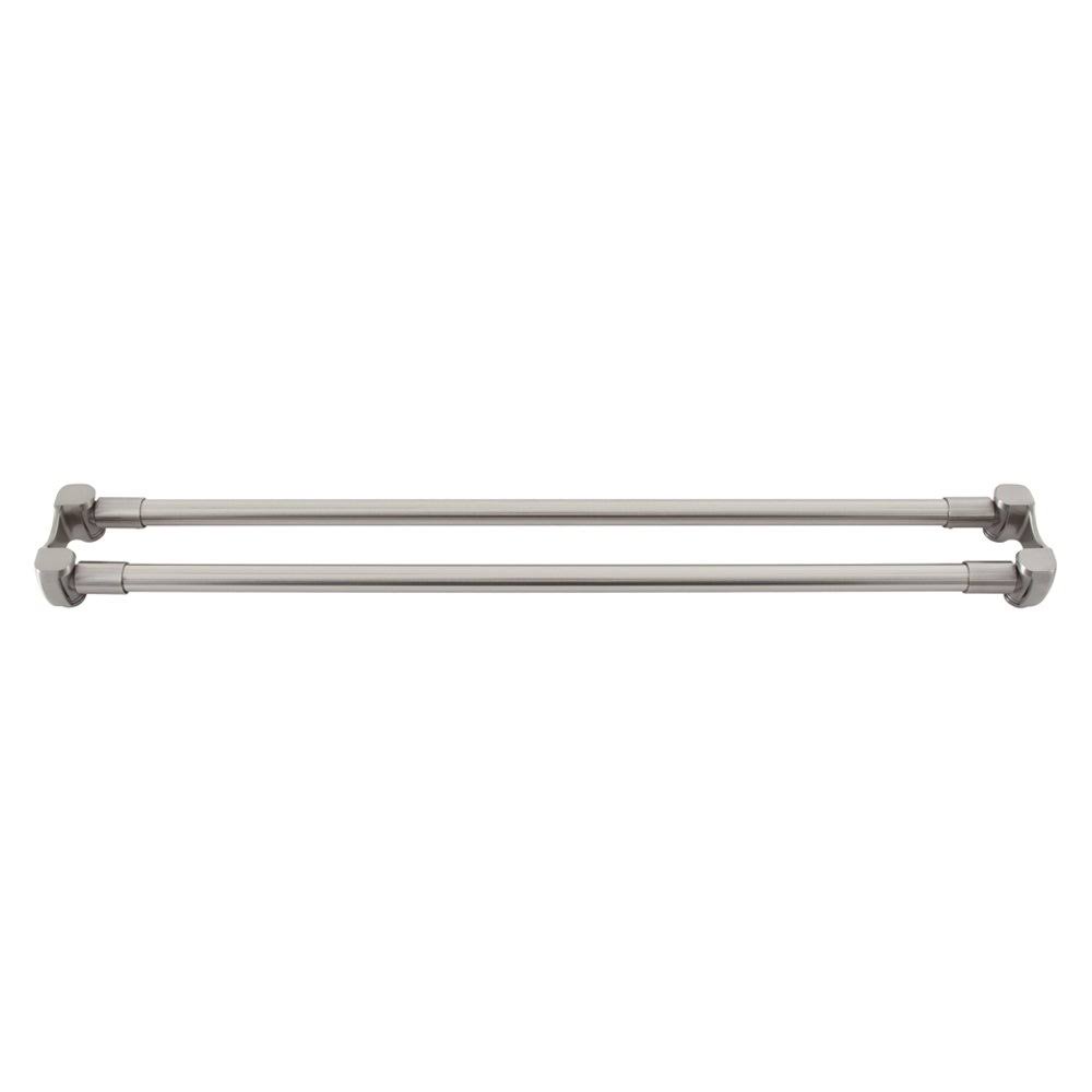 36x22 Straight Double Shower Rod - Brushed Nickel Z61633