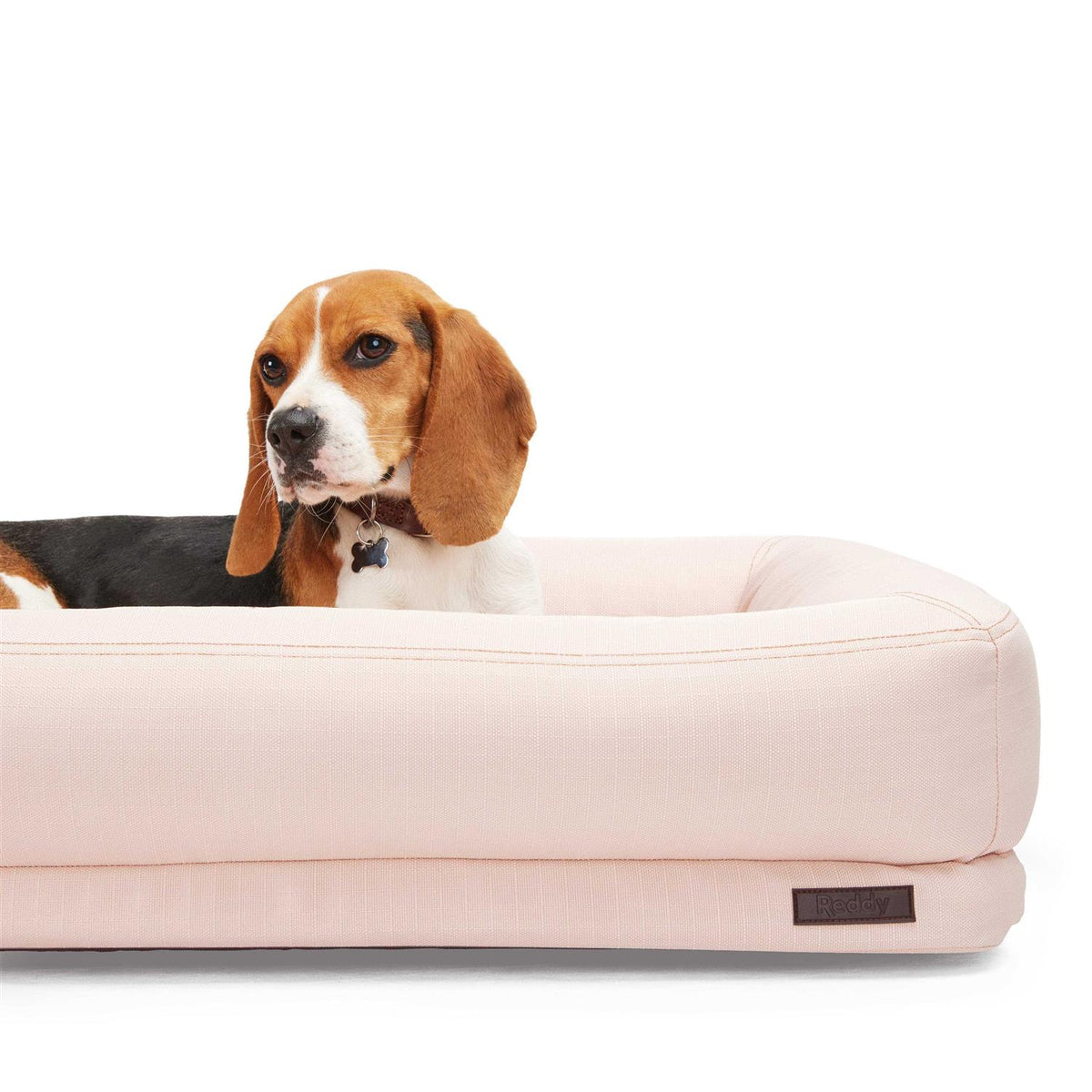 Recycled Fabric Pink Dog Bed U62913