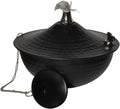 Smooth Black Tabletop Torch Set of 4 D163285