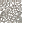White Distressed Square Wooden Wall Panel P4725