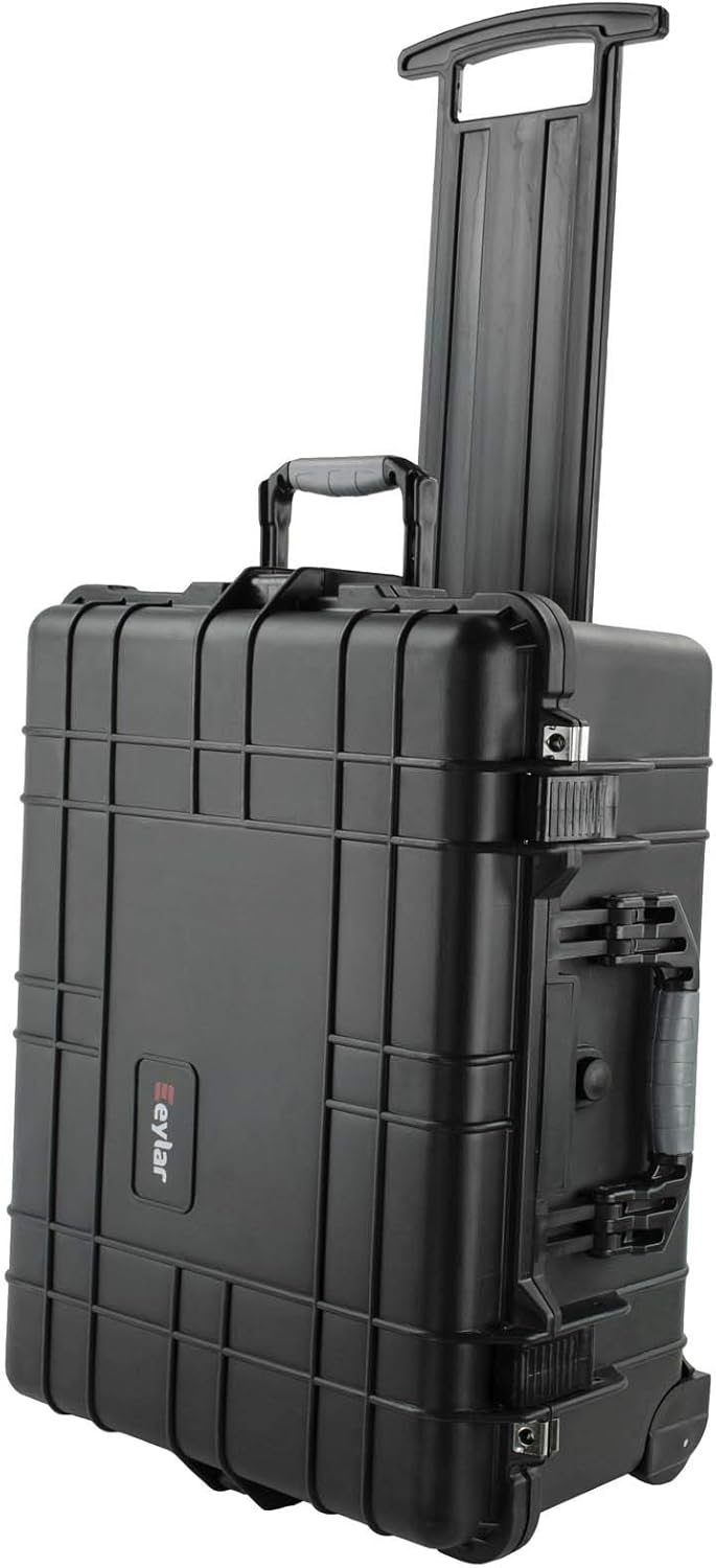 Large 22.06 Protective Hard Camera Case with Foam (Black) M268