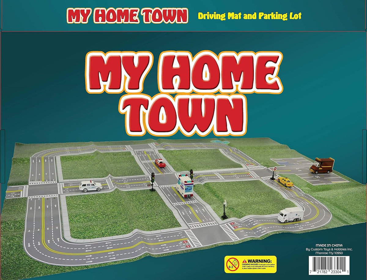 CAR Play Mat & Parking Lot for Toy Cars, Pack of 2 Z3665
