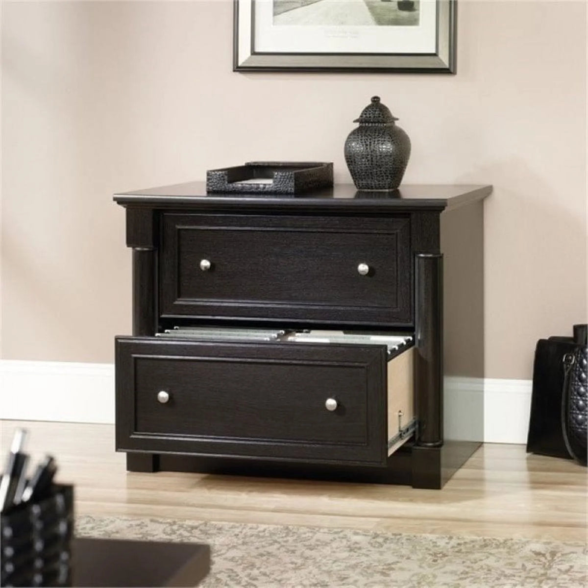Wood 2 Drawer Lateral File Cabinet I848618