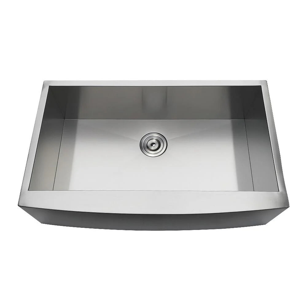 33 In. Stainless Steel Single Farmhouse Kitchen Sink W54646