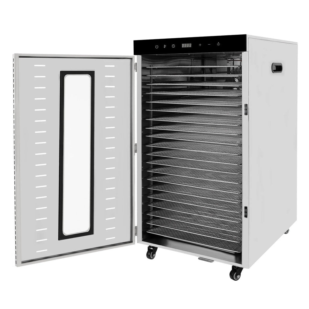 1700W Electric Food Dehydrator with Temperature Control 20 Stainless Steel Trays P7405