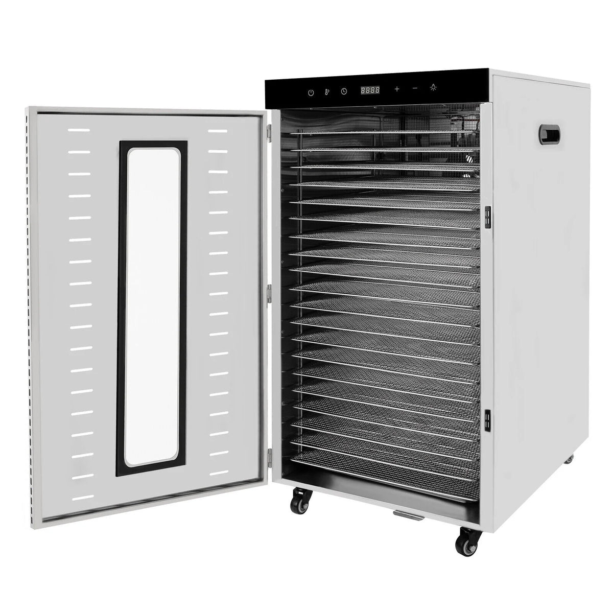 1700W Electric Food Dehydrator with Temperature Control 20 Stainless Steel Trays P7405