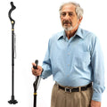 10 Adjustable Heights Self Standing Folding Walking Cane N572660