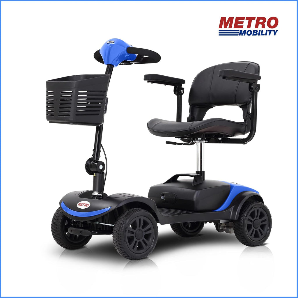 4 Wheel Electric Powered Mobility Scooter Compact Travel Lightweight A33291