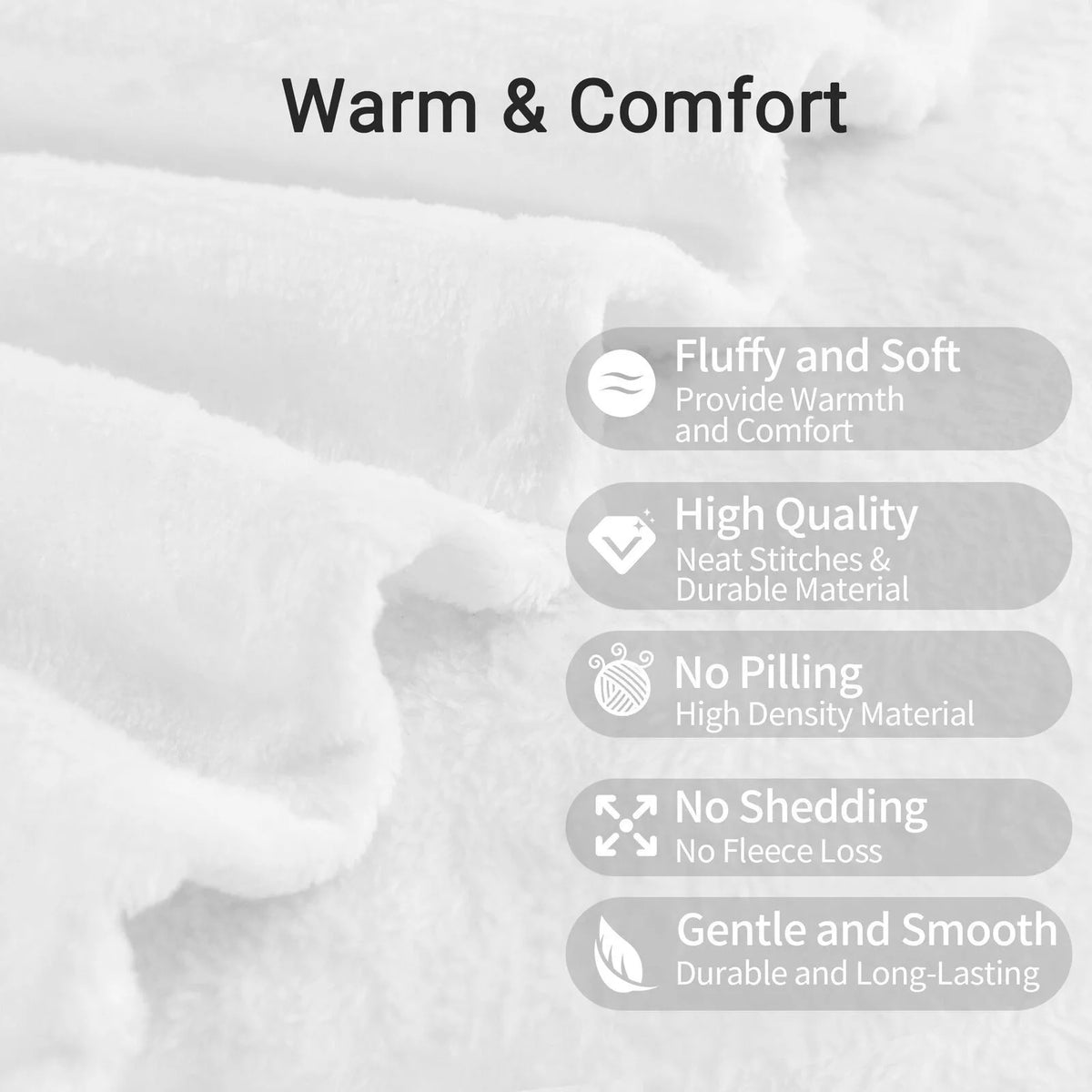 Flannel Throw Blanket 50 x 70 inches R8827