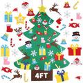 4ft Felt Christmas Tree with 36pcs Ornaments F399