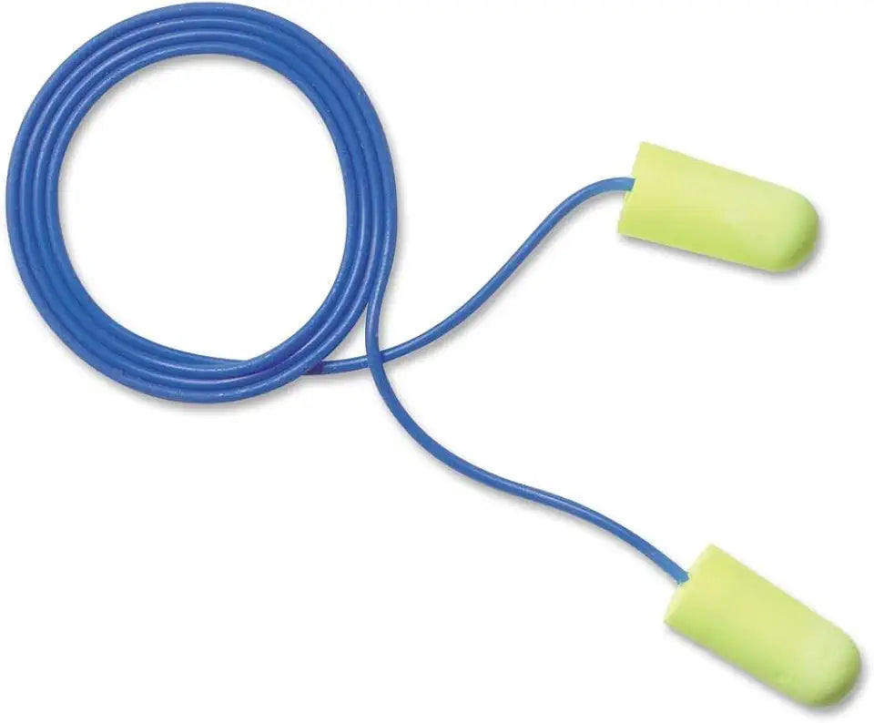 Tapered Foam Corded Earplug, Yellow (Pack of 200) N565424