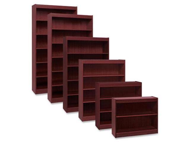Mahogany Panel End Hardwood Veneer Bookcase E9674