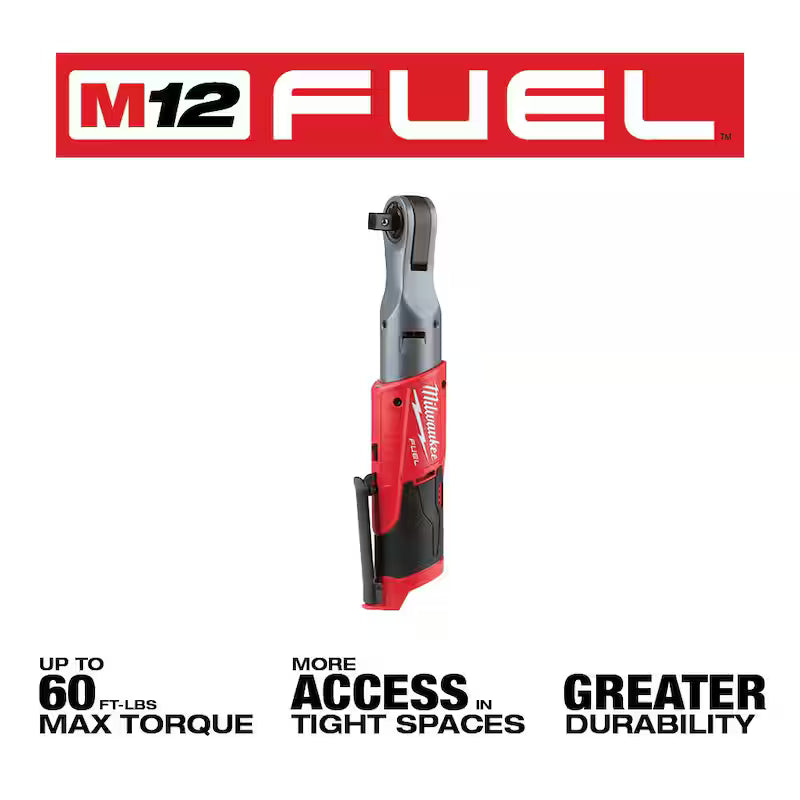 12-Volt Lithium-Ion Brushless Cordless 1/2 in. Ratchet and Rivet Tool with Two 3.0 Ah Batteries G789
