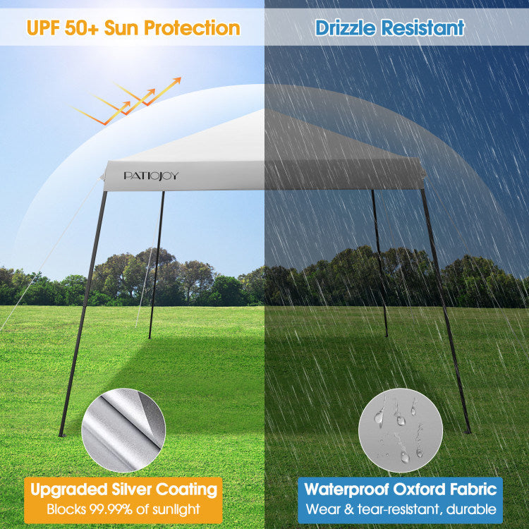 Pop-Up Canopy with Mesh Sidewalls - 10 x 10 Feet D620822