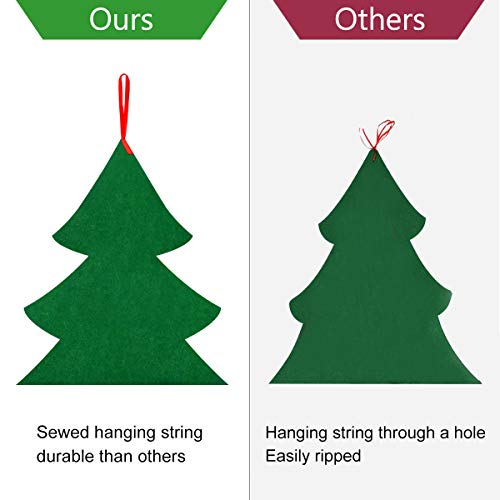 4ft Felt Christmas Tree with 36pcs Ornaments F399