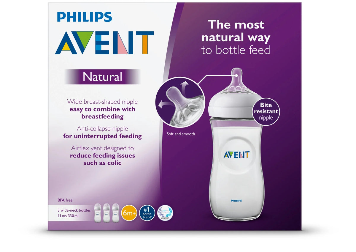 Clear 11 oz Baby Bottle 3 Ct J997047