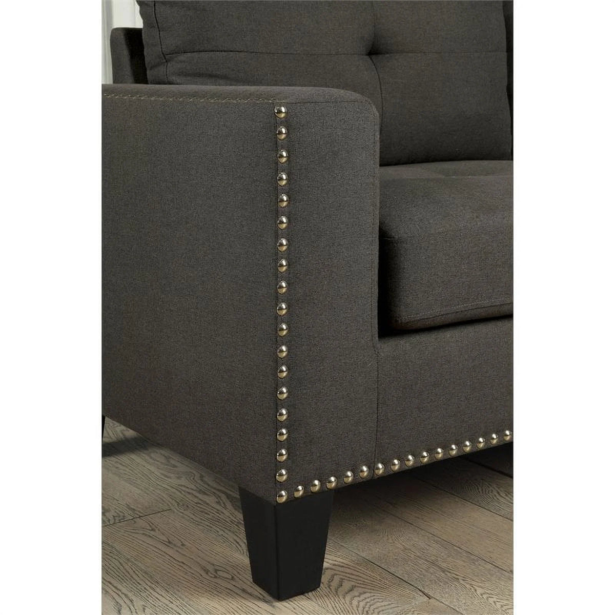 Gray Fabric 2-Piece Sofa Set H49417