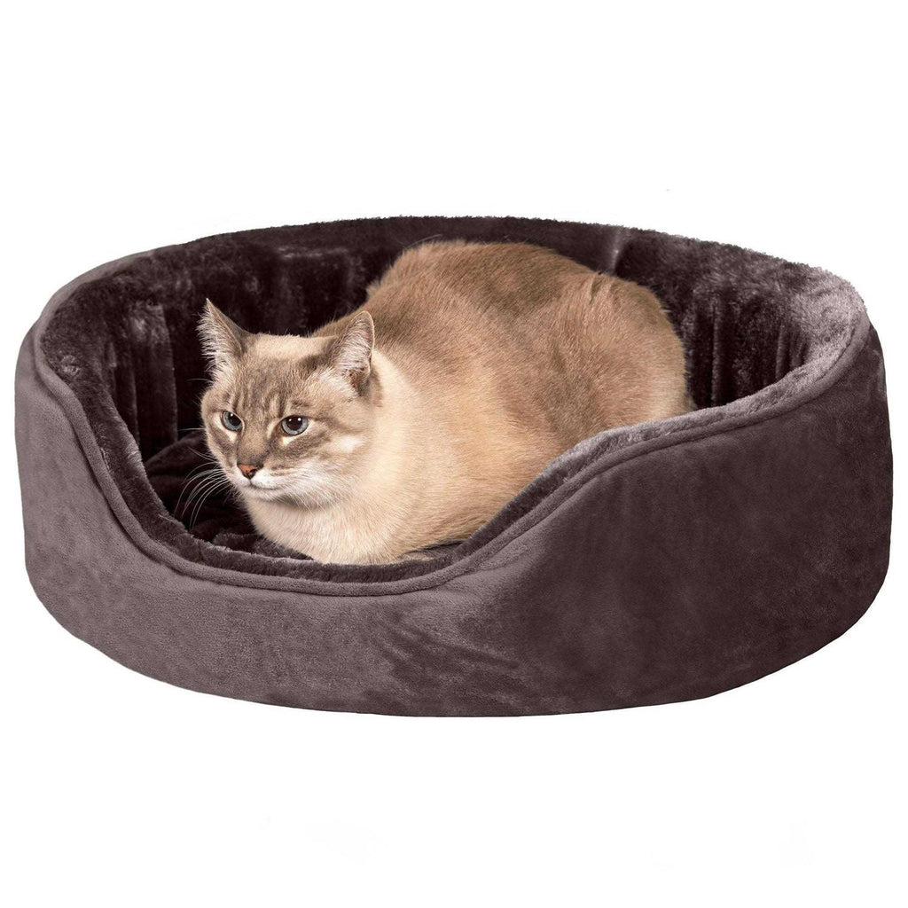Plush Velvet Oval Dog Bed G9068