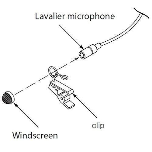 Black Lavalier Microphone J809