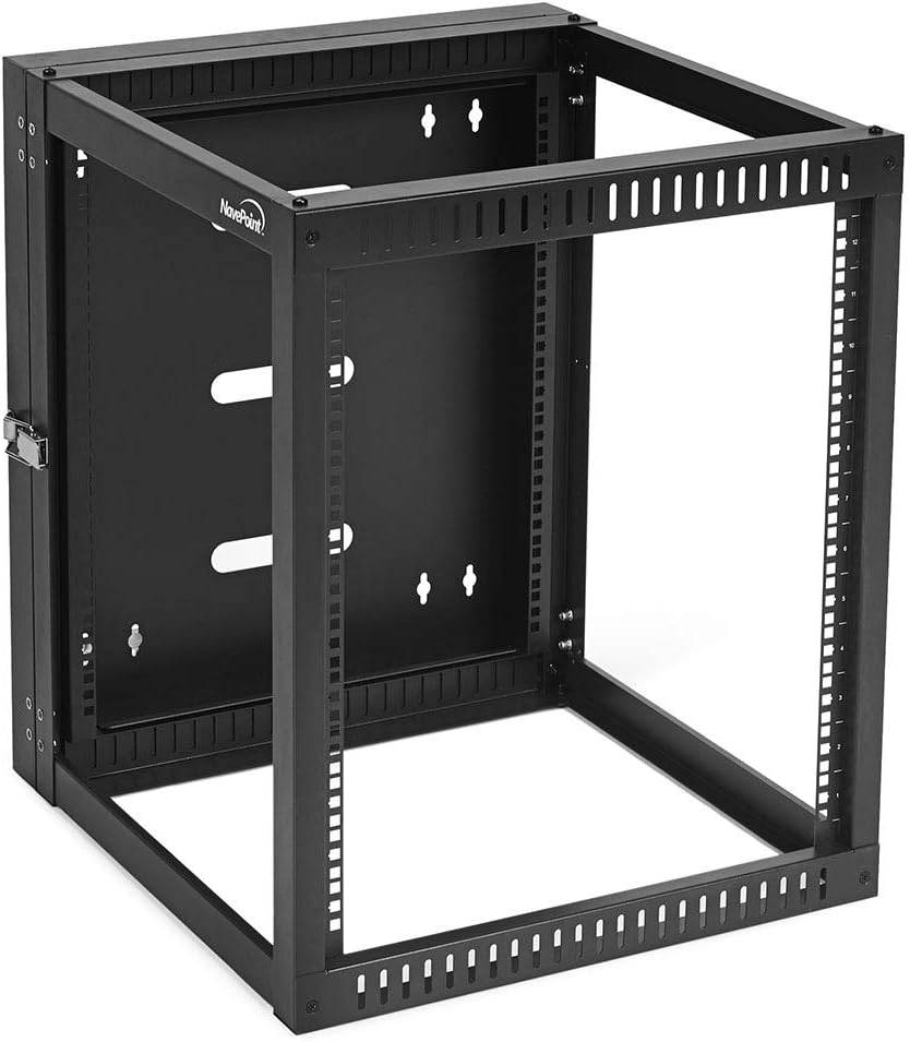 12U 4-Post Open Frame Wall-Mount Network Rack L5360