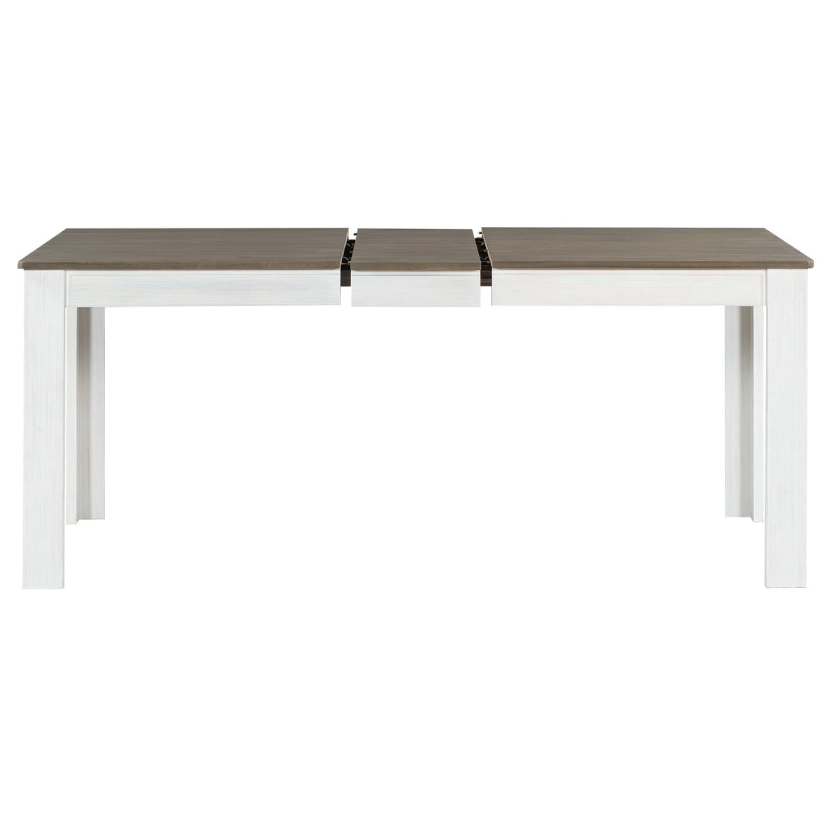 Farmhouse 7 Piece Dining Set Extendable Table with 12” Leaf and 2 Drawers O201303