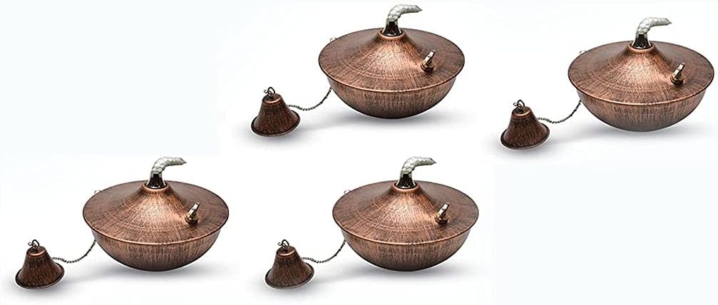 Smooth Black Tabletop Torch Set of 4 D163285