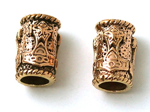 Bronze Beard Beads Rings M858769