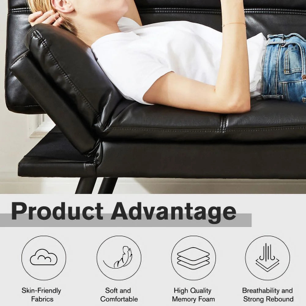 Convertible Memory Foam Futon Sofa Bed B401689