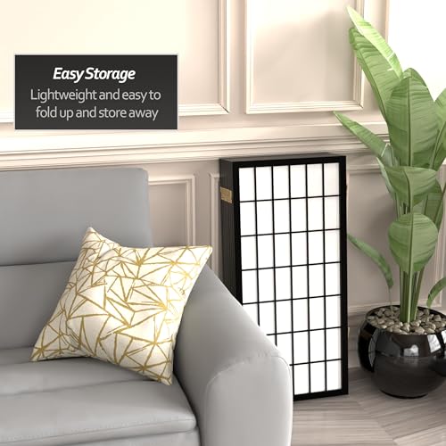 White 3 Panel Shoji Screen N748300
