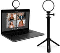 Video Conference Lighting Kit with Adjustable Brightness and Color Temperature, Stand and Mount Included F1973