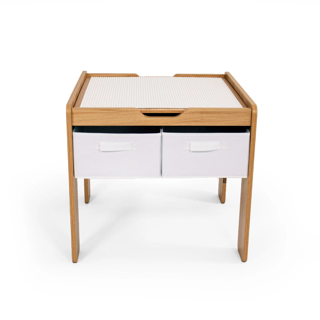 Kids Wood Table with 4 Bins P944