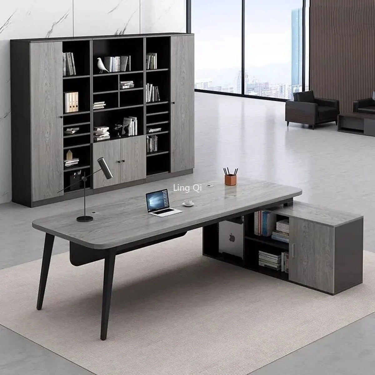 L Shaped Standing Office Desk I226