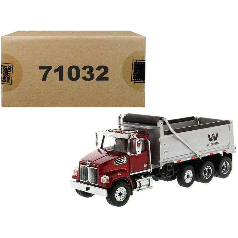 Metallic Red 1/50 Diecast Dump Truck Model T114