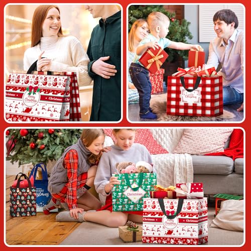 20 Pack Christmas Gift Bags with Handle D46962