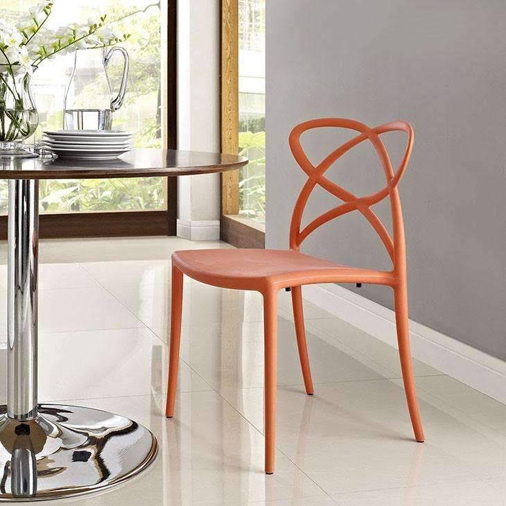White Dining Side Chair F8505