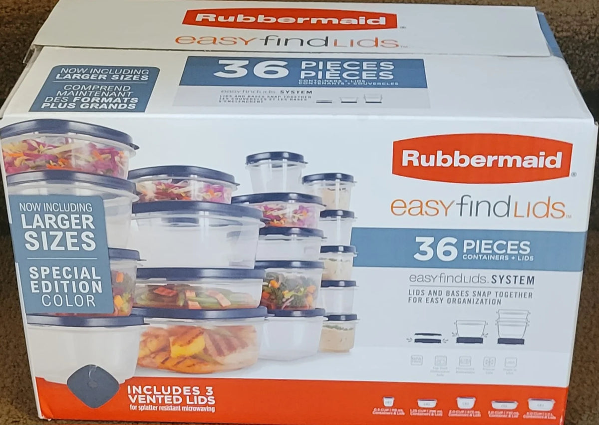 36-Piece Easy Find Lids Set G779
